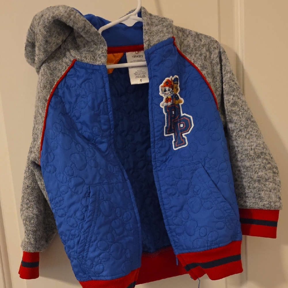 Paw Patrol Hooded Jacket with Red Accents